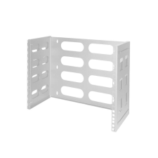 LogiLink 19" fali konzol 8 U, világosszürke (W08B40G) (W08B40G) asztali számítógép kellék