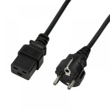 LogiLink 230V IDC Táp Fekete 3m CP153 kábel és adapter