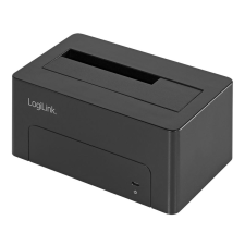 LogiLink 2.5"-3.5" merevlemez dokkoló fekete (QP0027) (QP0027) asztali számítógép kellék