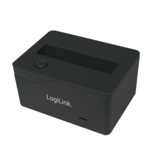 LogiLink 2.5" merevlemez dokkoló fekete (QP0025) (QP0025) asztali számítógép kellék