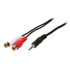 LogiLink 3.5mm stereo male -&gt; 2 x Cinch female 1.5m (CA1044) kábel és adapter