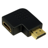 LogiLink - adapter, 90 fokos derékszög, HDMI anya-->HDMI apa - AH0008