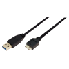 LogiLink - adatkábel, USB A / B-Micro 3.0, 1m - CU0026