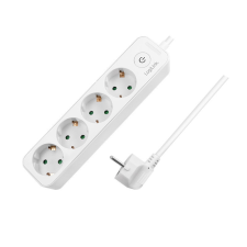 LogiLink Aljzat 4-es + kapcsoló, 4x CEE 7/3, 1,5 m, fehér hosszabbító, elosztó