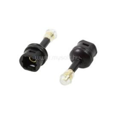 LogiLink Audio adapter, Mini-Toslink/M - Mini-Toslink/F, fekete (LOGILINK_CA1014) kábel és adapter