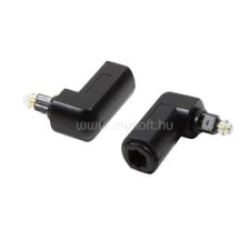 LogiLink Audioadapter (90 ), Toslink/M   Toslink/F, fekete (LOGILINK_CA1017) kábel és adapter
