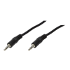  Logilink Audiokábel, 3,5 mm-es 3-Pin/M 3,5 mm-es 3-Pin/M, 0,2 m