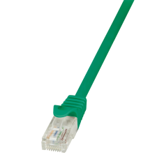 LogiLink CAT6 U/UTP Patch Cable EconLine AWG24 green 10m kábel és adapter