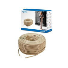 LogiLink CAT6 UTP adatkábel 100m szürke fali (CPV0033) kábel és adapter