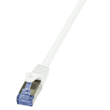 LogiLink CAT6A S-FTP Patch Cable 5m White kábel és adapter
