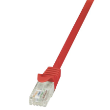 LogiLink Cat.5e U/UTP Patch kábel Econline, 1m, piros (CP1034U) (CP1034U) kábel és adapter