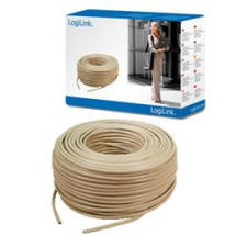 LogiLink CAT 6 kábel, U/UTP, 100 méter (LOGILINK_CPV0033) kábel és adapter