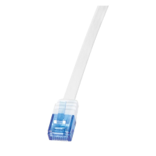 LogiLink CF2021U CAT6 U-UTP Patch Cable Flat SlimLine 0,5m White kábel és adapter