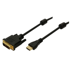 LogiLink CH0013 HDMI / DVI kábel, 3m, kábel és adapter