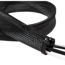 LogiLink cipzáras kábelkötegelő 1m fekete (KAB0048) (KAB0048) asztali számítógép kellék