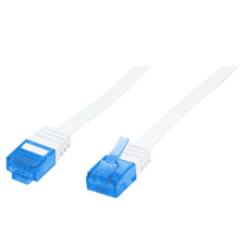 LogiLink CP0134 Cat5e lapos patch - Fehér - 1m kábel és adapter