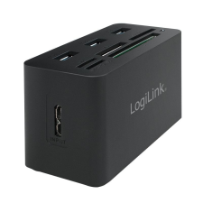 LogiLink CR0042 USB 3.0 Hub with All-in-One Card Reader hub és switch