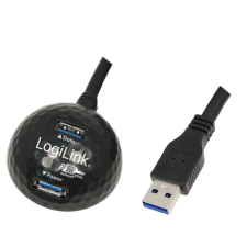 LogiLink CU0035 USB 3.0 hosszabbító kábel dokkolóval kábel és adapter
