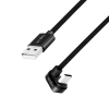 LogiLink CU0193 USB-A apa - USB-C apa 2.0 Adat és töltő kábel - Fekete (2m) (CU0193)