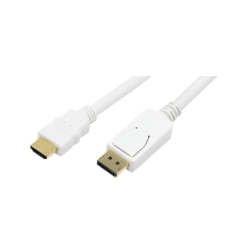 LogiLink Displayport -> HDMI kábel 2m White (CV0055) kábel és adapter