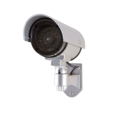 LogiLink Dummy Security Camera with Red Flashing Light Silver megfigyelő kamera