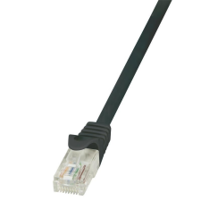 LogiLink EconLine U/UTP patch kábel CAT6 0.5m fekete  (CP2023U) (CP2023U) kábel és adapter