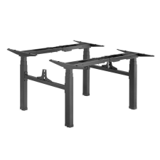 LogiLink Elektromosan állítható dupla munkaállomás asztalkeret, 4 motor, fekete (EO0049) bútor