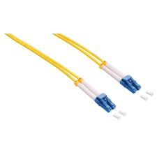 LogiLink Fiber duplex patch kábel, OS2, 9/125 , LC-LC, sárga, 10 m kábel és adapter