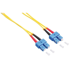 LogiLink Fiber duplex patch kábel OS2 9/125 LC-SC 3m sárga (FP0SC03) kábel és adapter