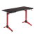 LogiLink Gaming Desk 120x60 cm geo-méhsejt minta, RGB világítás (EO0043) (EO0043)
