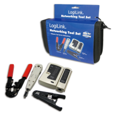 LogiLink Hálózati szerszámkészlet WZ0012 kábel és adapter
