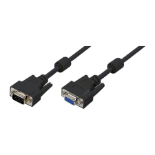 LogiLink HD15/M to HD15/F VGA cable 5m Black CV0006 kábel és adapter