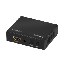 LogiLink HDMI audio kivonó, 2CH/5.1CH, SPDIF, 3.5 mm, 4K/60 Hz, HDR, CEC, ARC kábel és adapter