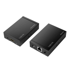 LogiLink HDMI bővítő készlet LAN-on keresztül, 50 m, 4K/30 Hz, HDCP, IR kábel és adapter