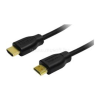 LogiLink HDMI-kábel, A/M-A/M, 4K/30 Hz, fekete, 0,2 m (LOGILINK_CH0076)