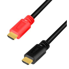 LogiLink HDMI-kábel, A/M-A/M, 4K/60 Hz, AMP,10 m kábel és adapter