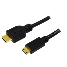 LogiLink - HDMI -->Mini HDMI kábel, arany, 1.5m - CH0022 kábel és adapter