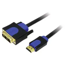  Logilink HDMI to DVI male/male cable 10m Black kábel és adapter