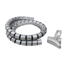 LogiLink KAB0014 Flexibilis 1500x28mm spirál kábelcső - Ezüst (KAB0014) asztali számítógép kellék