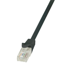 LogiLink KAB LogiLink CP1073U Cat5e UTP patch kábel - Fekete - 5m kábel és adapter
