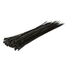 LogiLink Kábelkötegelő, PA66, 100 db, fekete villanyszerelés