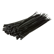 LogiLink kábelkötegelő szett, 100db, 20cm fekete (KAB0003B) kábel és adapter