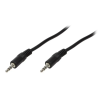 LogiLink Logilink Audiokábel, 3,5 mm-es 3-Pin/M 3,5 mm-es 3-Pin/M, fekete, 5 m