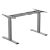 LogiLink Logilink Elektromosan állítható asztalkeret, 3-szoros teleszkópos lábak, 2 motor, szürke