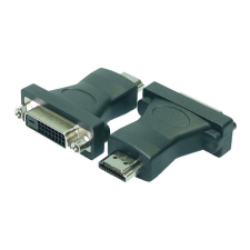 LogiLink LogiLink HDMI adapter, A/M - DVI-D/F, 1080p, fekete kábel és adapter