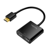 LogiLink Logilink HDMI elosztó, 1x2 port, 4K/60 Hz, EDID, HDCP, HDR, CEC, IR, leskálázó, 0,13 m