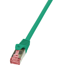 LogiLink LogiLink Patch kábel PrimeLine, Cat.6, S/FTP, zöld, 0,5 m kábel és adapter