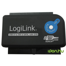 LogiLink LogiLink USB 3.0 - IDE és SATA Adapter OTB-vel kábel és adapter
