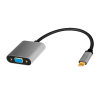 LogiLink Logilink USB 3.2 Gen1 Type-C adapter, C/M VGA, 1080p, alu, 0,15 m