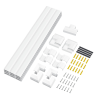 LogiLink Loiglink Kábelcsatorna készlet, falra szerelhető, 67db, fehér